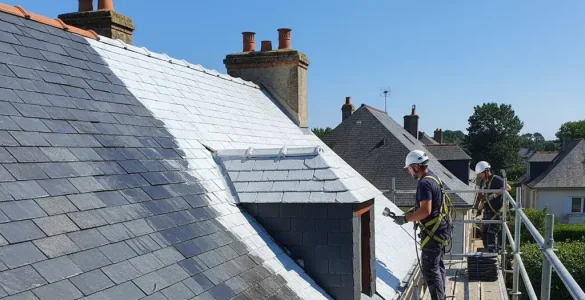 peut on repeindre toit ardoise