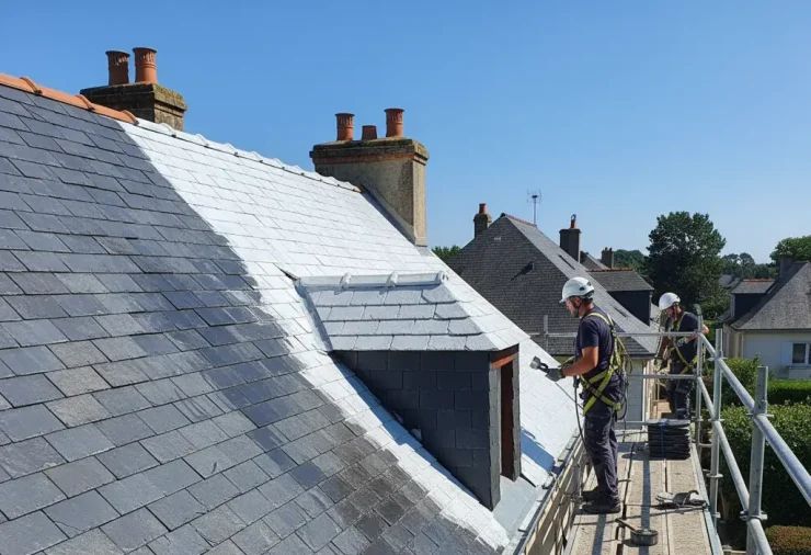 peut on repeindre toit ardoise